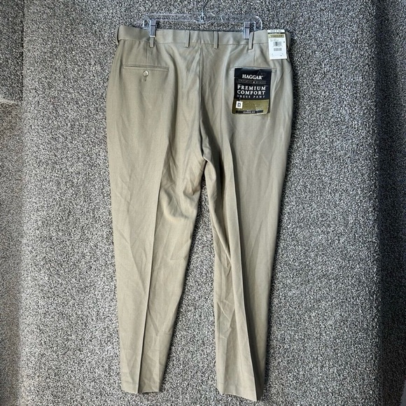 Haggar Premium Comfort Expandable Waist Classic Fit Pants SZ 40x30 NWT - Picture 3 of 8